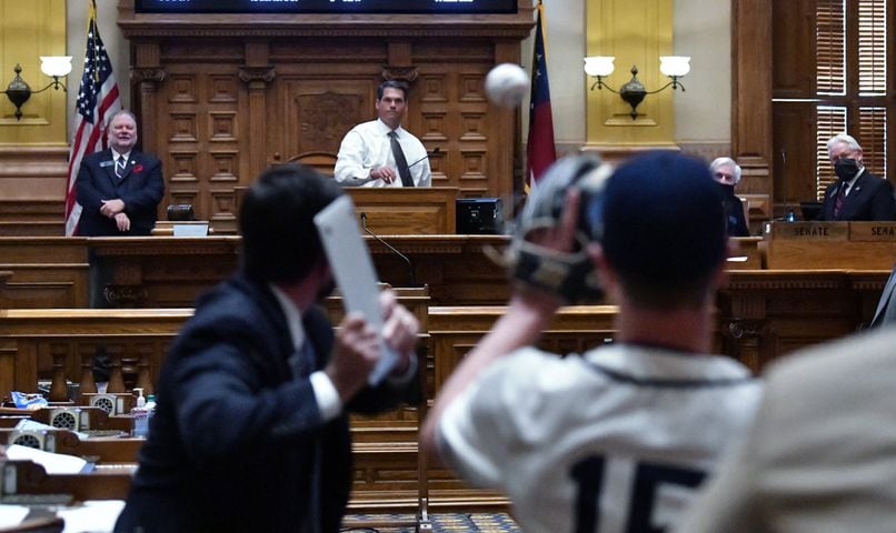PHOTOS: Gov. Kemp signs hate-crimes bill on last day of legislative session