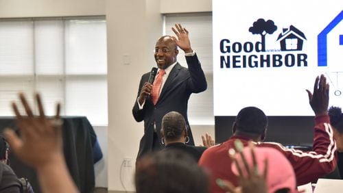 Though the Rev. Raphael Warnock has a busy schedule, including things such as the Good Neighbor Program, the Ebenezer Baptist Church pastor makes time to talk about ending mass incarceration in the United States. HYOSUB SHIN / HYOSUB.SHIN@AJC.COM
