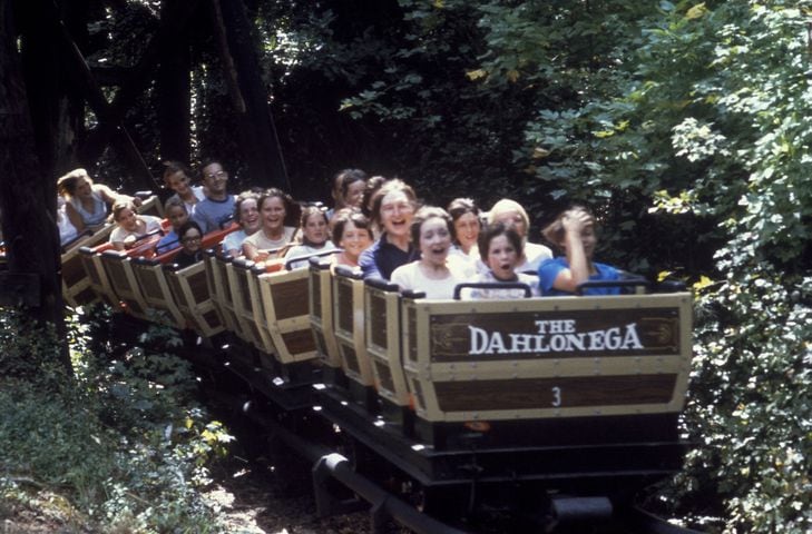 The Dahlonega Mine Train at Six Flags Over Georgia