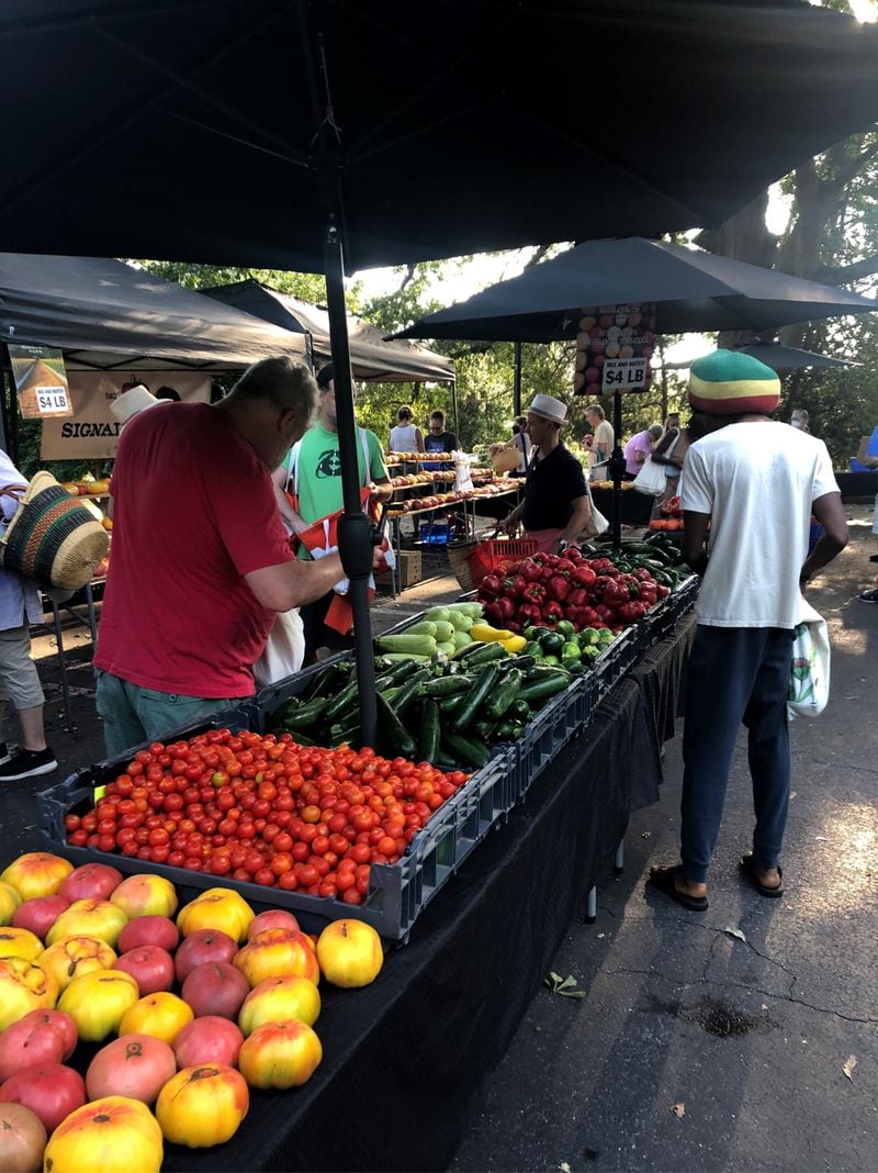 The Saturday morning Freedom Farmers Market in Atlanta offers produce fresh from local farmers. (Courtesy of Freedom Farmers Market)