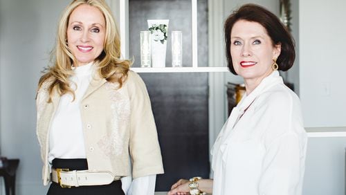 Stephanie Duttenhaver (left) and Cindy Edwards (right) are co-founders of Sapelo Skincare, a luxury  line of anti-aging  products with ingredients inspired by the South.