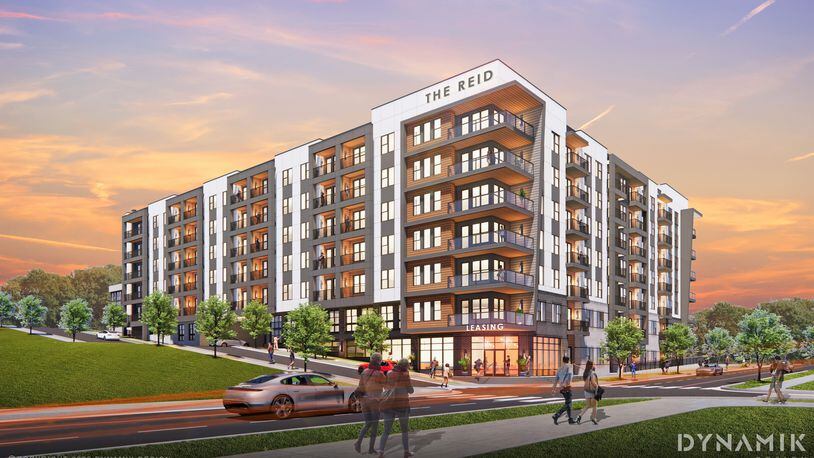 This is a rendering of The Reid, an upcoming apartment development in Reynoldstown.