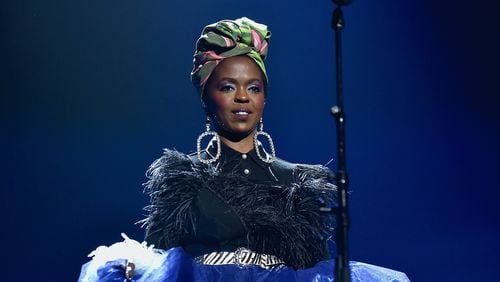 Lauryn Hill, shown at the 2018 Rock and Roll Hall of Fame ceremony, has postponed or canceled a slew of tour dates. (Getty Images)