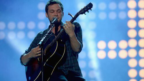 LAKE BUENA VISTA, FL - MAY 12: Phillip Phillips performs onstage during the Invictus Games Orlando 2016 - Closing Ceremony at ESPN Wide World of Sports Complex on May 12, 2016 in Lake Buena Vista, Florida. (Photo by Gustavo Caballero/Getty Images for Invictus Games)