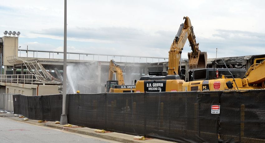 Parking deck razed to become protest area near Capitol