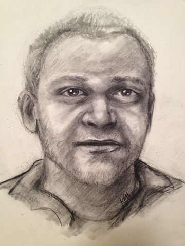 Sketch of sex assault suspect
