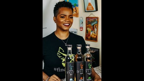 Nayana Ferguson founded Anteel Tequila, making her the first Black woman to own a tequila brand. The tequila has won more than 46 awards since 2019. 
(Courtesy of Anteel Tequila / Manna Ibanez)