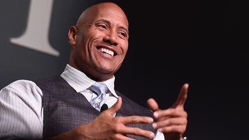 NEW YORK, NY - NOVEMBER 09: Actor Dwayne "The Rock" Johnson speaks onstage during 'The Next Intersection For Hollywood with William Morris Endeavor's Ari Emanuel, Patrick Whitesell and Dwayne "The Rock" Johnson' at the Fast Company Innovation Festival on November 9, 2015 in New York City. (Photo by Ilya S. Savenok/Getty Images for Fast Company)
