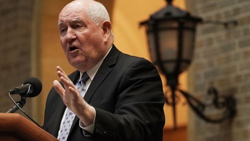 U.S. Secretary of Agriculture Sonny Perdue sees himself as “the bilateral interpreter between the White House and the agricultural community.” (Photo by Alex Wong/Getty Images)