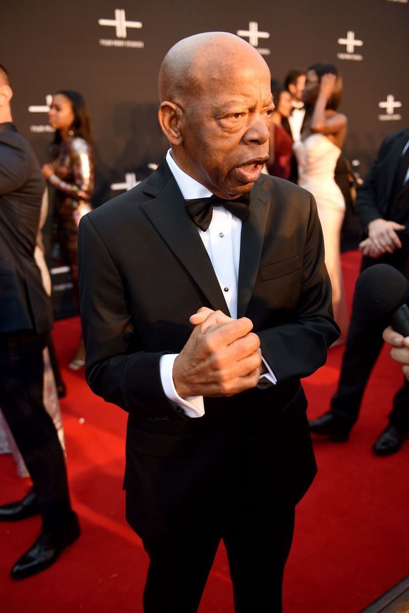 October 5, 2019 Atlanta -  U.S. Representative John Lewis came back home to celebrate the opening of Tyler Perry Studios Saturday, October 5, 2019 in Atlanta. Perry acquired the property of Fort McPherson to build a movie studio on 330 acres of land. (Ryon Horne / Ryon.Horne@ajc.com)