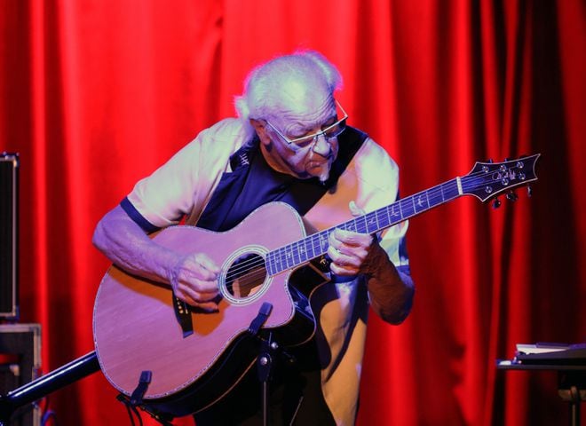 Legendary guitarist Martin Barre of Jethro Tull treated a packed City Winery crowd Friday night, April 12, 2024, to a master class in guitar wizardry and classic licks from a long setlist of Tull classics and deep cuts.
Robb Cohen for the Atlanta Journal-Constitution