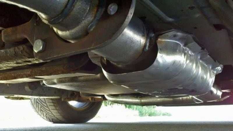 According to Duluth Police Department,  catalytic converter thefts are on the rise. The auto equipment is easy for a thief to remove from a vehicle quickly with a wrench or saw. (Courtesy Angie’s List via member Daniel Z., of North Ridgeville, Ohio.)