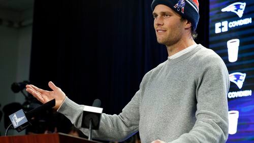 Tom Brady has yet to publicly address findings of NFL investigator but his agent issued strong denial. (AP photo)