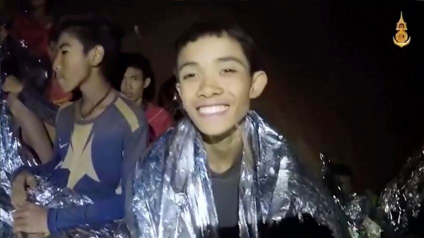 Photos: Soccer team, coach found alive days after being trapped in Thai cave