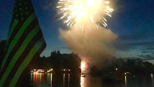 Berkeley Lake fireworks will fall under the city’s new noise ordinance. Photo by Karen Huppertz for the AJC