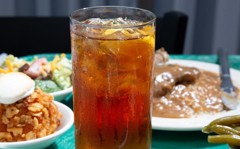 Iced tea is a popular beverage choice at Magnolia Room in Tucker. Martha Williams for The Atlanta Journal-Constitution