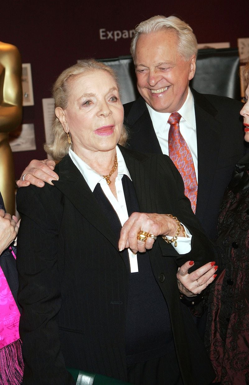  NEW YORK - SEPTEMBER 11: Turner Classic Movies host Robert Osborne and actress Lauren Bacall attend a special screening of ''How To Marry A Millionaire'' at the Academy Theater At Lighthouse International on September 11, 2006 in New York City. (Photo by Scott Gries/Getty Images)