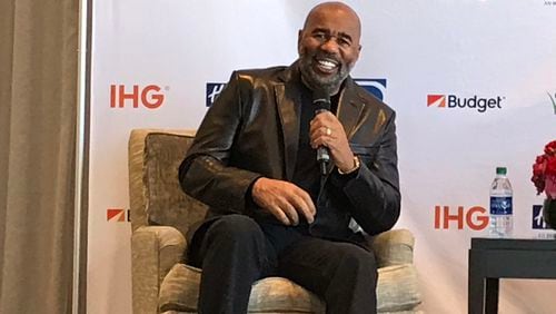Steve Harvey will be shooting a new ABC judge show with Harvey as the "judge" that will be produced in Atlanta. RODNEY HO/rho@ajc.com