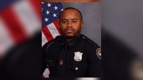 Atlanta police Officer David Rodgers was shot Monday. He remains at Grady Memorial Hospital. (Credit: Atlanta Police Department)