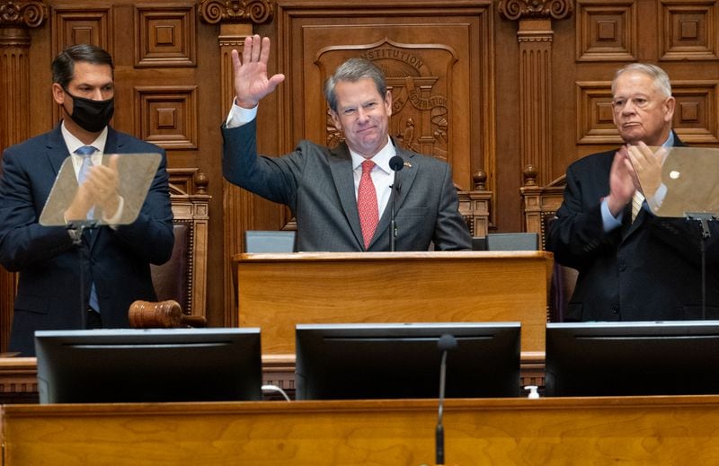 After facing derision at GOP grassroots events following the 2020 election, Gov. Brian Kemp has steadied himself with conservatives by reminding them of the rightward stances he's taken in the past. And he promises more: pledging during this legislative session to enact a broad rollback of gun restrictions, restrict “obscene” books from public school libraries and ban the teaching of critical race theory, coursework that is now not being taught in Georgia public schools. Ben Gray for the Atlanta Journal-Constitution