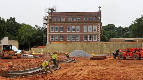 Grady High School undergoes construction and renovations on Friday, June 26, 2020, in Atlanta. CHRISTINA MATACOTTA FOR THE ATLANTA JOURNAL-CONSTITUTION.