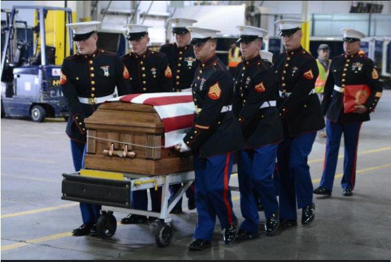 Fallen Marine's Funeral