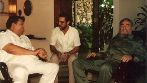 Atlanta Mayor Maynard Jackson traveled to Cuba in 1989 and 1991 to help secure votes for Atlanta's Olympics. Jackson met with Cuban leader Fidel Castro on both of those trips, according to his former spokesman, Angelo Fuster. HANDOUT PHOTO BY ANGELO FUSTER