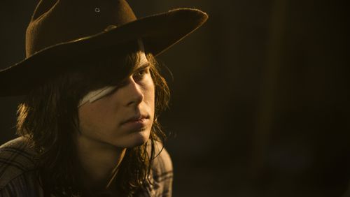 >>> NOT TO BE USED UNTIL 10/24/16 at 1:00 AM EST <<< Chandler Riggs as Carl Grimes - The Walking Dead _ Season 7, Episode 1 - Photo Credit: Gene Page/AMC