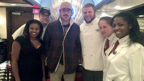 Ryan Gosling at Buckhead Diner