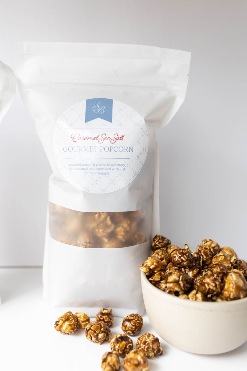 Gourmet popcorn from Southern Baked Pie Co. Courtesy of Kelly Berry Photography