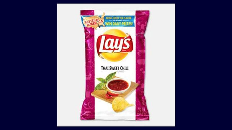 Thai Sweet Chili is one of the new Lay's Taste of America flavors, representing popular regional cuisines.