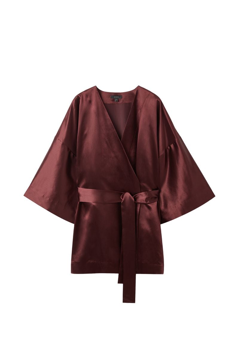 A robe is perfect for relaxing at home solo or with a significant other; add a necklace and she's sure to dazzle.
Courtesy of Cos