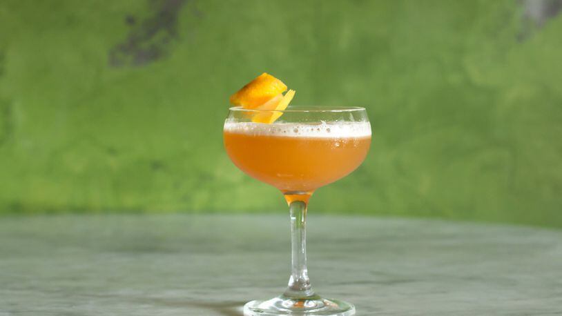 Cocktails like Peche’s Porch Swing, featuring an Earl Grey tea syrup, take advantage of tea’s complex herbal notes.