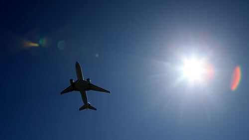 SAN FRANCISCO, CA - AUGUST 24: A plane takes off from San Francisco International Airport on August 24, 2012 in San Francisco, California. (Photo by Justin Sullivan/Getty Images)