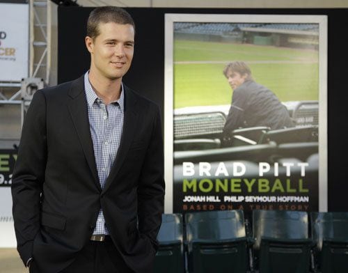 Cast, baseball figures attend the premiere of 'Moneyball'
