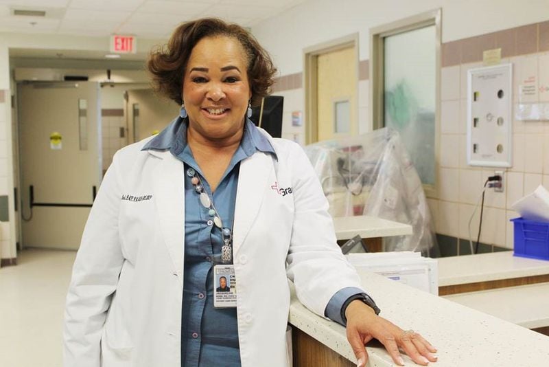 Jacqueline Herd is chief nursing officer at Grady Memorial Hospital. “I realized early on the importance of teamwork,” she said. CONTRIBUTED