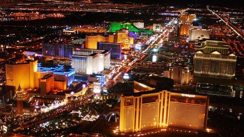 The Las Vegas Strip.