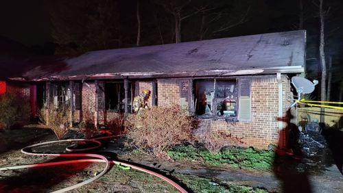 The fire began just before midnight a a duplex in unincorporated Norcross.