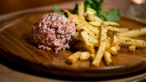 The Federal has a Euro-centric bistro menu, which includes a beef tartare Belgian style and fries appetizer. CONTRIBUTED BY MIA YAKEL