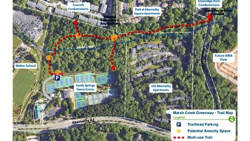 The PATH Foundation will handle design and construction management services for the Marsh Creek Trail project for the city of Sandy Springs, under a project agreement approved by the City Council. CITY OF SANDY SPRINGS