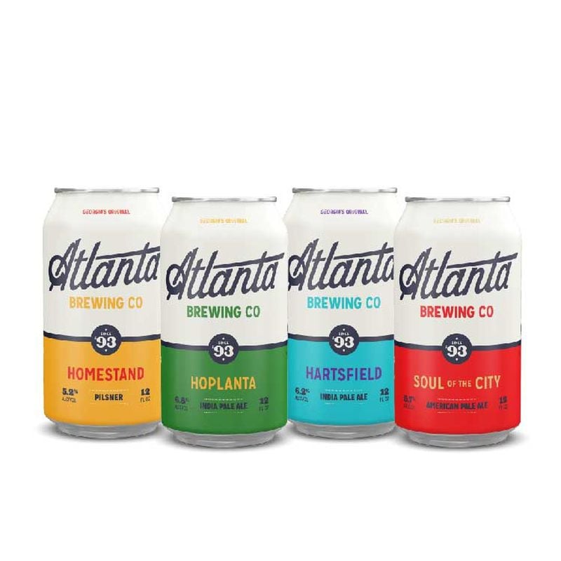 A new lineup of canned beers is part of the rebranding of Atlanta Brewing Co. CONTRIBUTED BY ATLANTA BREWING CO.
