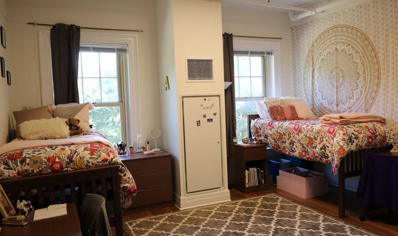 This dorm is in Rebekah Scott Hall, which was recently renovated by Agnes Scott College. The $16 million renovation was the most expensive project to date in the college's history. PHOTO CREDIT: AGNES SCOTT COLLEGE.