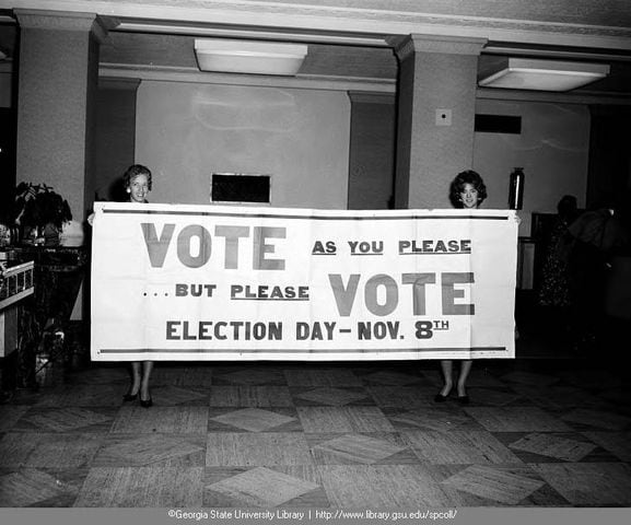 Flashback Photos: A look at voting in Georgia