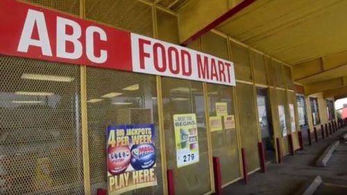 The ABC Food Mart in Macon sold a winning $3.8 million ticket in a Georgia Lottery game. (Credit: The Telegraph)