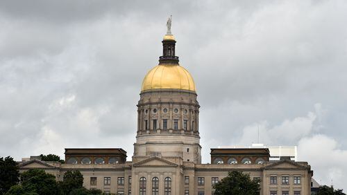 State Capitol.  Gold Dome. BRANT SANDERLIN/BSANDERLIN@AJC.COM
