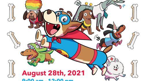 Cosplay aimed specifically at four-legged furry friends takes place Saturday, Aug. 28 at Woodruff Park. CONTRIBUTED