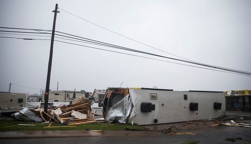 Photos: Hurricane Harvey hits Texas coast