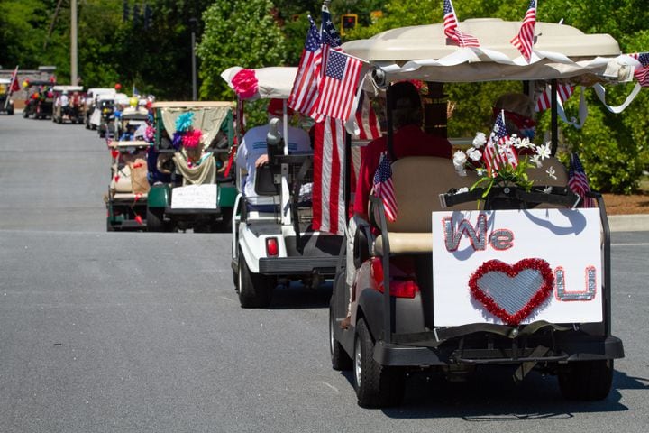 PHOTOS: Senior residents put on a parade of thanks