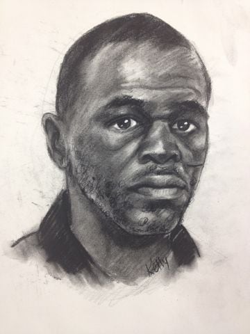 Sketch of sexual assault suspect