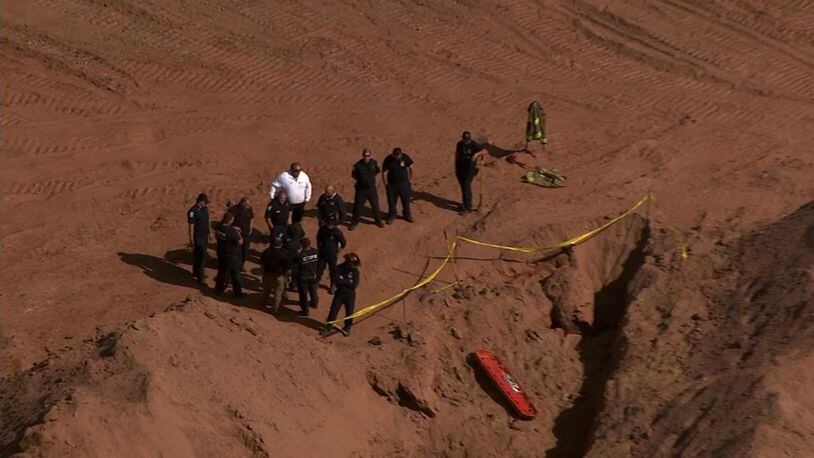 An excavation worker has died after a trench dig in Carroll County. (Credit: Channel 2 Action News)